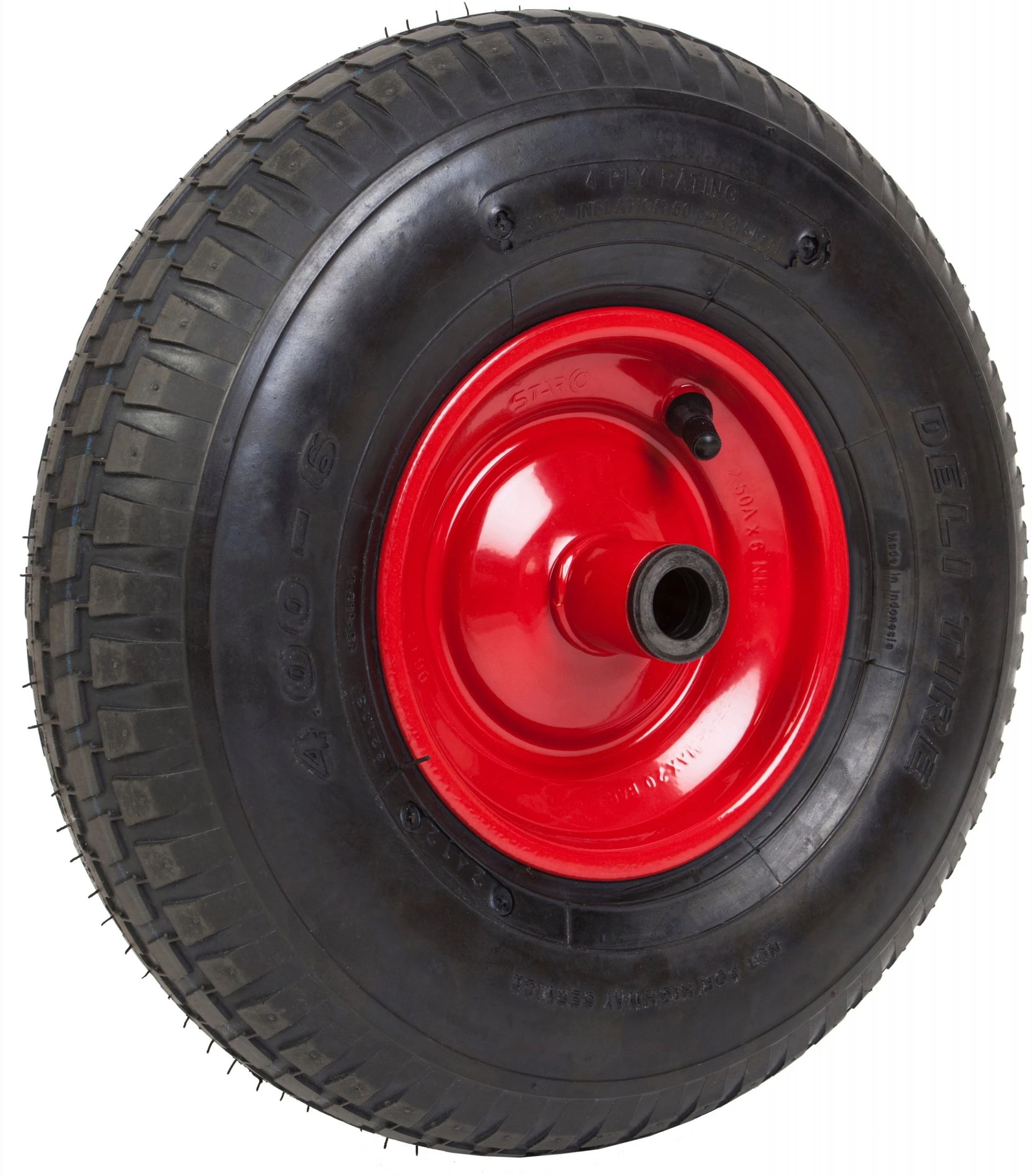 Fiskars Hjul 4.00X6, 4 Lag Til Hagebår 1 Fiskars Hjul 4.00X6, 4 Lag Til Hagebår