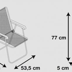 ANDRE MERKEVARER Campingstol 5 ANDRE MERKEVARER Campingstol -Espegard shop 712794 8414174432123 2