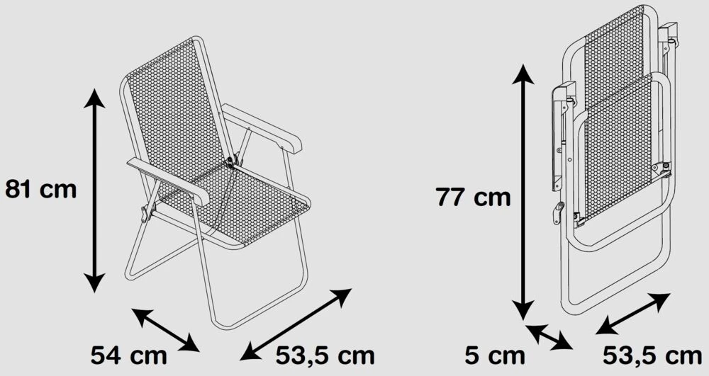 ANDRE MERKEVARER Campingstol 3 ANDRE MERKEVARER Campingstol - Bilde 3