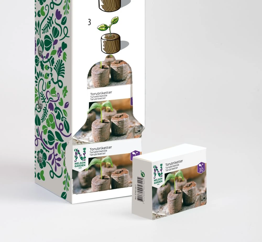 NELSON GARDEN Torvbriketter 30 Pk 1 NELSON GARDEN Torvbriketter 30 Pk
